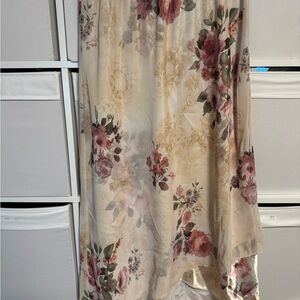 Vintage R&M Richards Cream and Pink Floral Dress